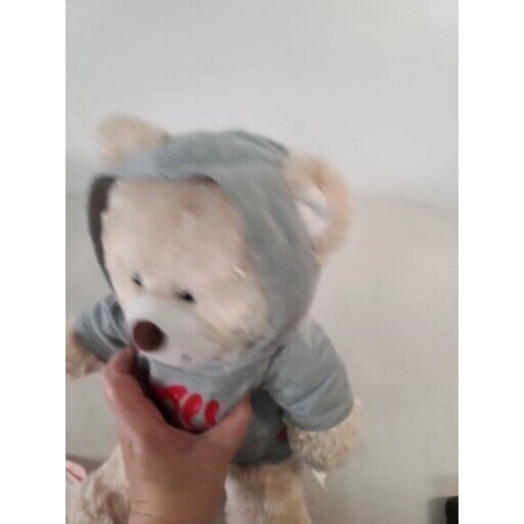 BAB Build A Bear Brown Plush Bear 16” All You Need Is Love Tshirt - Picture 4 of 5